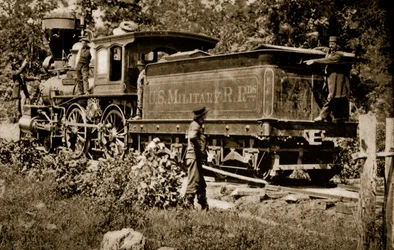 Lokomotive auf der United States Military Railroad, 1861-65